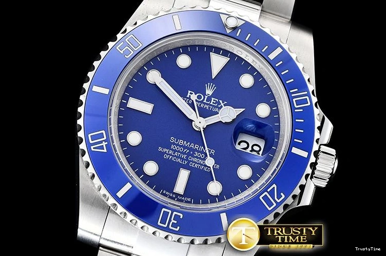 0420 HighQuality ROLSUB0257 – Submariner 116619LN SS SS Blue JF Asia 1031